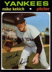 1971 Topps Baseball Cards      703     Mike Kekich